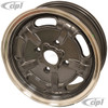 C32-SS4130-5515-GM – CIP SS SUPER SPEED WHEEL W/CENTER AND VALVE STEM – GUN METAL GREY - 15 INCH X 5.5 INCH WIDE - (BACKSPACING 4.23INCH ET+25) 4 BOLT X 130MM - BEETLE 68-79 / GHIA 68-74 / TYPE-3 66-73 - HARDWARE SOLD SEP. - SOLD EACH - (A20)