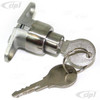 C33-S00416 - 211829231C - 211-829-231-C - GERMAN QUALITY FROM C&C U.K. - REAR HATCH PUSH BUTTON LOCK WITH KEYS - BUS 64-66 - SOLD EACH