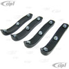 C38-BD-160 - FLAT-4 EUROPEAN BUMPER GUARD RUBBER IMPACT STRIPS 4 PIECES - BEETLE 52-67 - SET OF 4