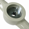 C38-I-245 - IN-217 - 211-415-651 - 211415651 - FLAT-4 - STOCK REPLACEMENT STEERING WHEEL - SILVER BEIGE / LIGHT GREY - 17 INCH DIAMETER - BUS 55-67- SOLD EACH