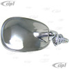 C38-T3-029 - FLAT-4 OE QUALITY OUTSIDE DOOR MIRROR - RIGHT - TYPE-3 62-74  BEST CHROME FINISH - SOLD EACH