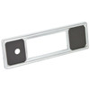 C45-308-410 - BECKER STYLE FACE PLATE WITH BLACK INSERTS FOR RETROSOUND RADIO ONLY - EACH