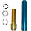 ACC-C10-5411 - ADJUSTABLE ANODIZED ALUMINUM PUSH ROD TUBES W/ JAM NUT - SET OF 8