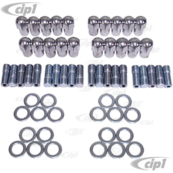 ACCC106693 12MM WHEEL HARDWARE KIT STUDS/ NUTS/WASHERS BEETLE/GHIA 4667 FOR EMPI 5