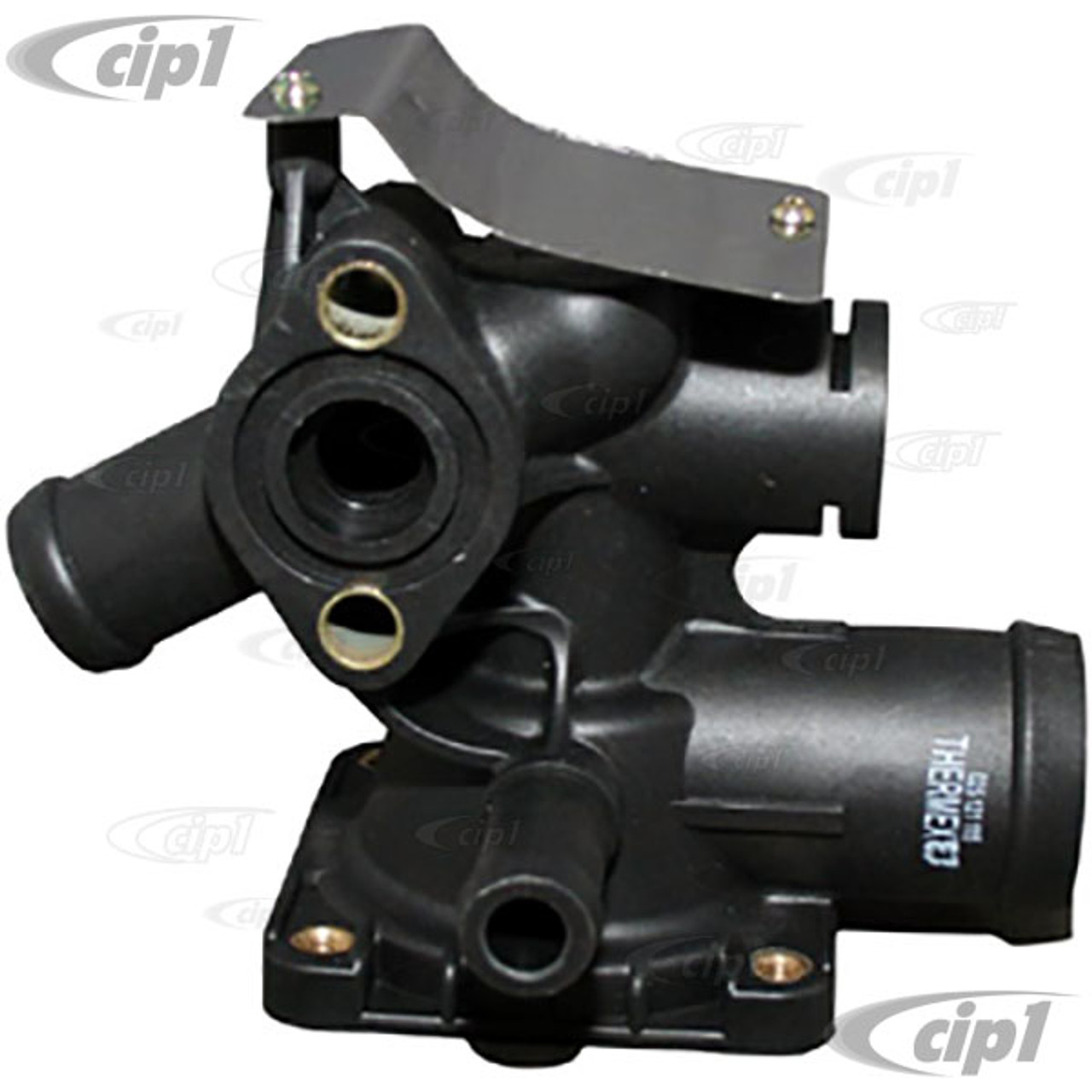 VWC-025-121-115 - 025121115 - THERMOSTAT HOUSING - LOWER SECTION - WATER  COOLED 2.1 LITER ENGINES - VANAGON 86-92 - SOLD EACH