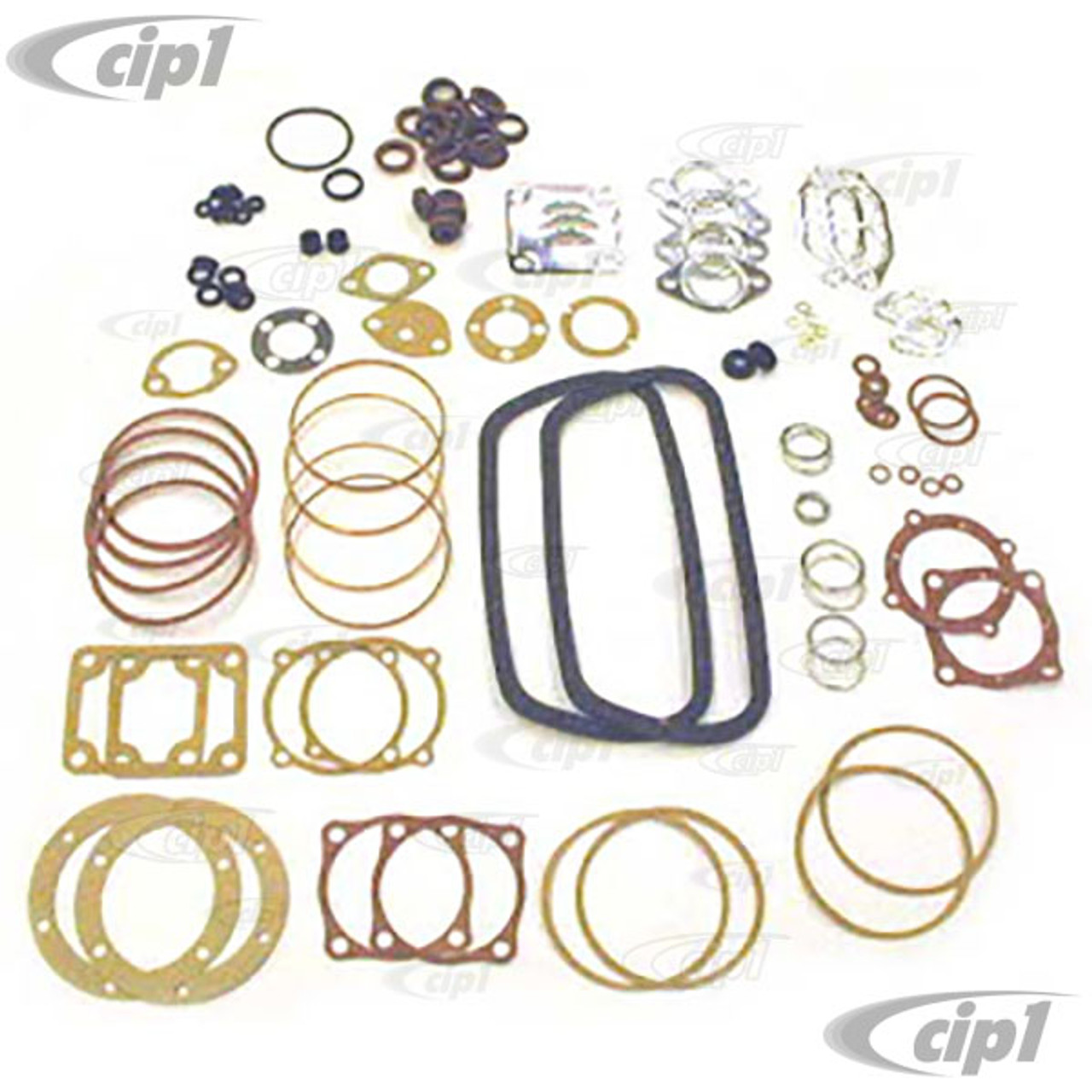 VWC-111-198-005 - (111198005) - ENGINE GASKET SET - 1200CC 40 HP - BEETLE  61-65 / GHIA 61-65 / BUS 61-62 (SEE NOTES) - SOLD KIT