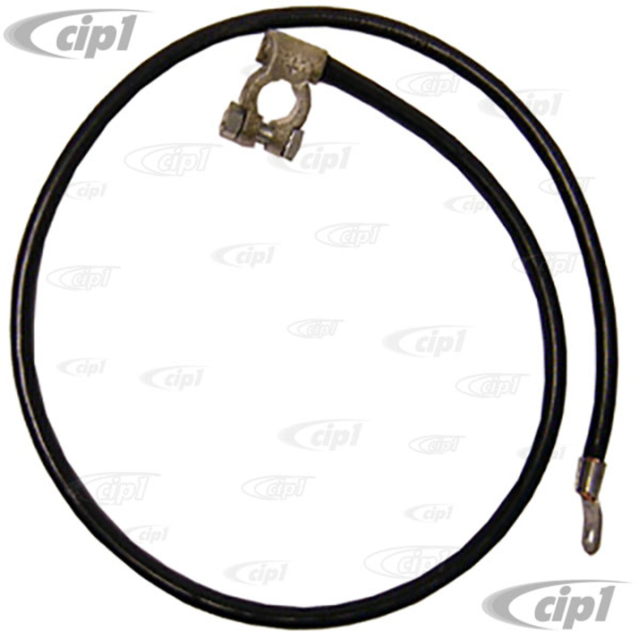 VWC-111-971-225 - POSITIVE BATTERY CABLE (38 INCH) - OE STYLE GERMAN  CONNECTORS - BEETLE/GHIA 46-66