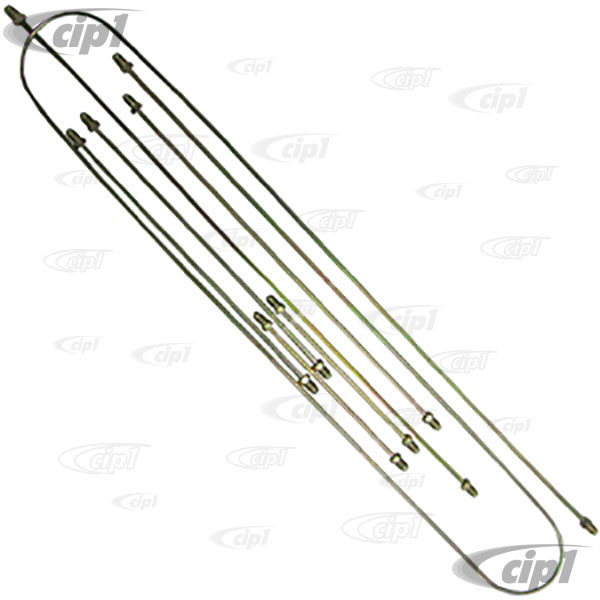 VWC-113-698-996-A - METAL BRAKE LINE KIT - INCLUDES ALL STEEL