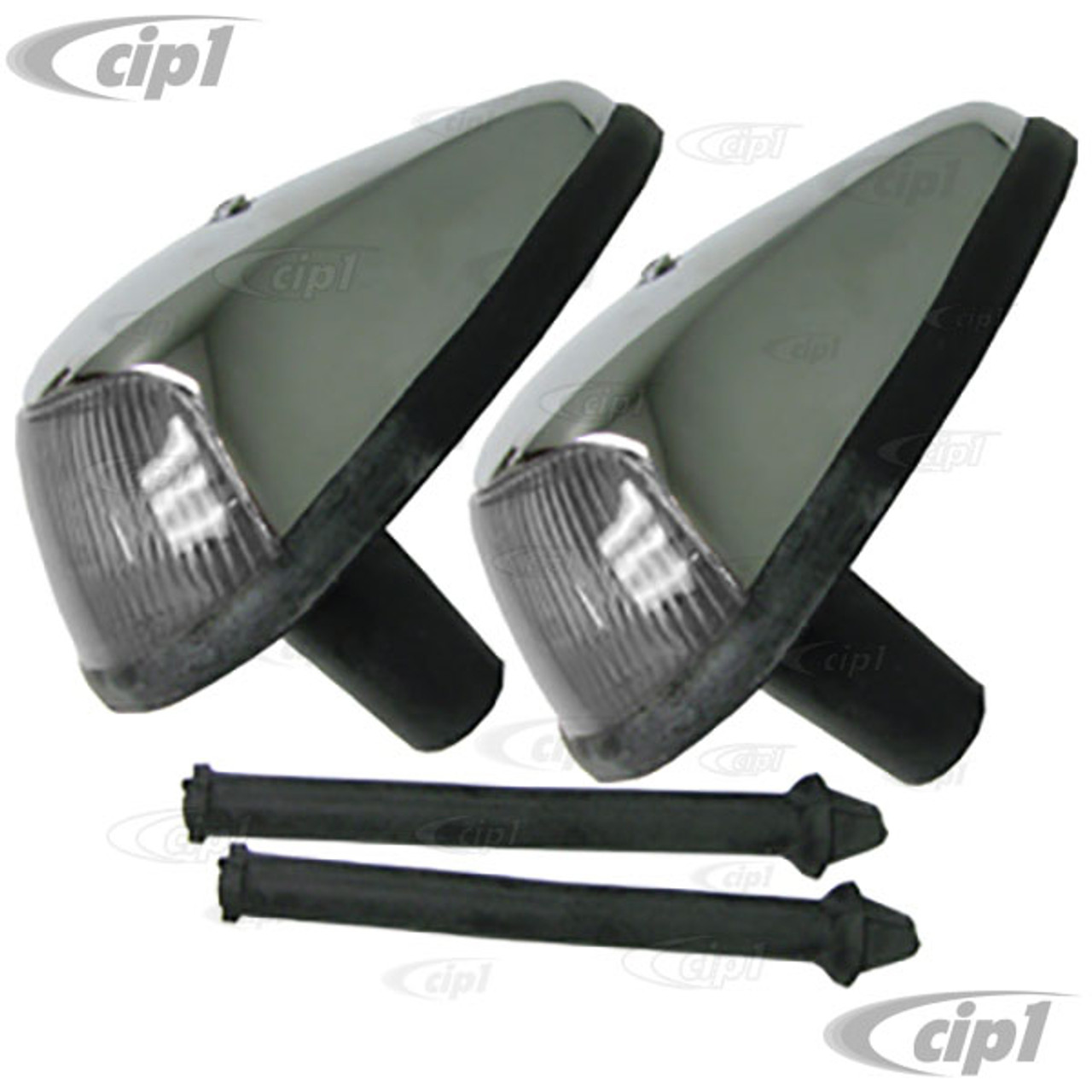洋書 CLASSIC VOLKSWAGENS Stock Style Clear Turn Signal Assembly, Right Side, fits '70