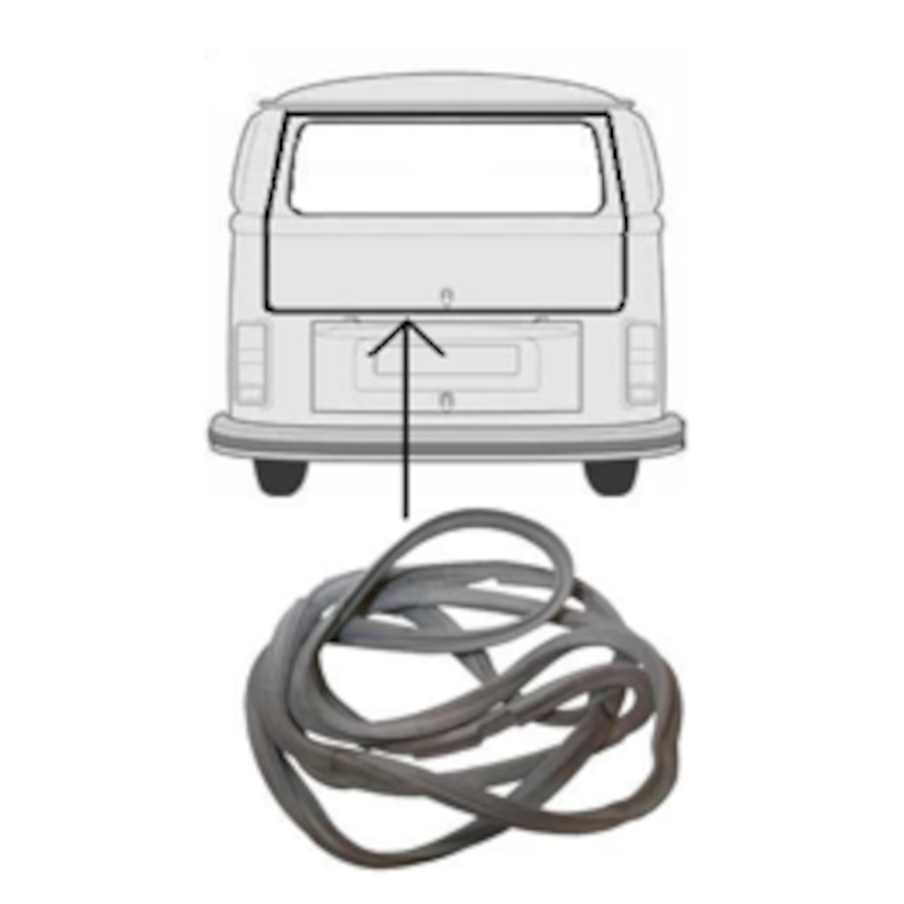 VWC-211-829-193-E - (211829193E) - GENUINE GERMAN MADE - REAR