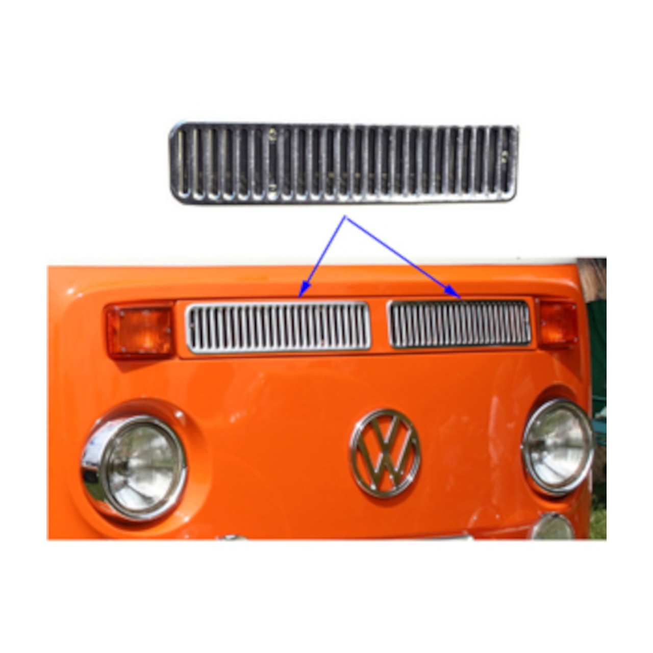 VWC-241-853-216 - 241853216 - PAIR OF FRONT AIR VENT GRILL TRIM