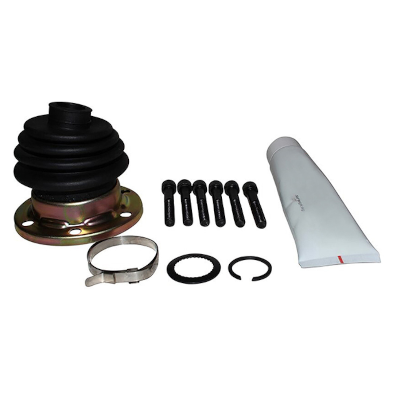 VWC-251-598-201 - 251598201 - DELUXE CV JOINT BOOT KIT WITH BOLTS / LUBE  AND CLIP - BUS/VANAGON 68-92 - SOLD KIT