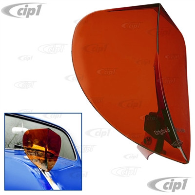 ZVW-95-RED - BEETLE WIRBULATOR WIND SCREEN DEFLECTOR - RED ZVW-95-RED - BEETLE WIRBULATOR WIND SCREEN DEFLECTOR - RED