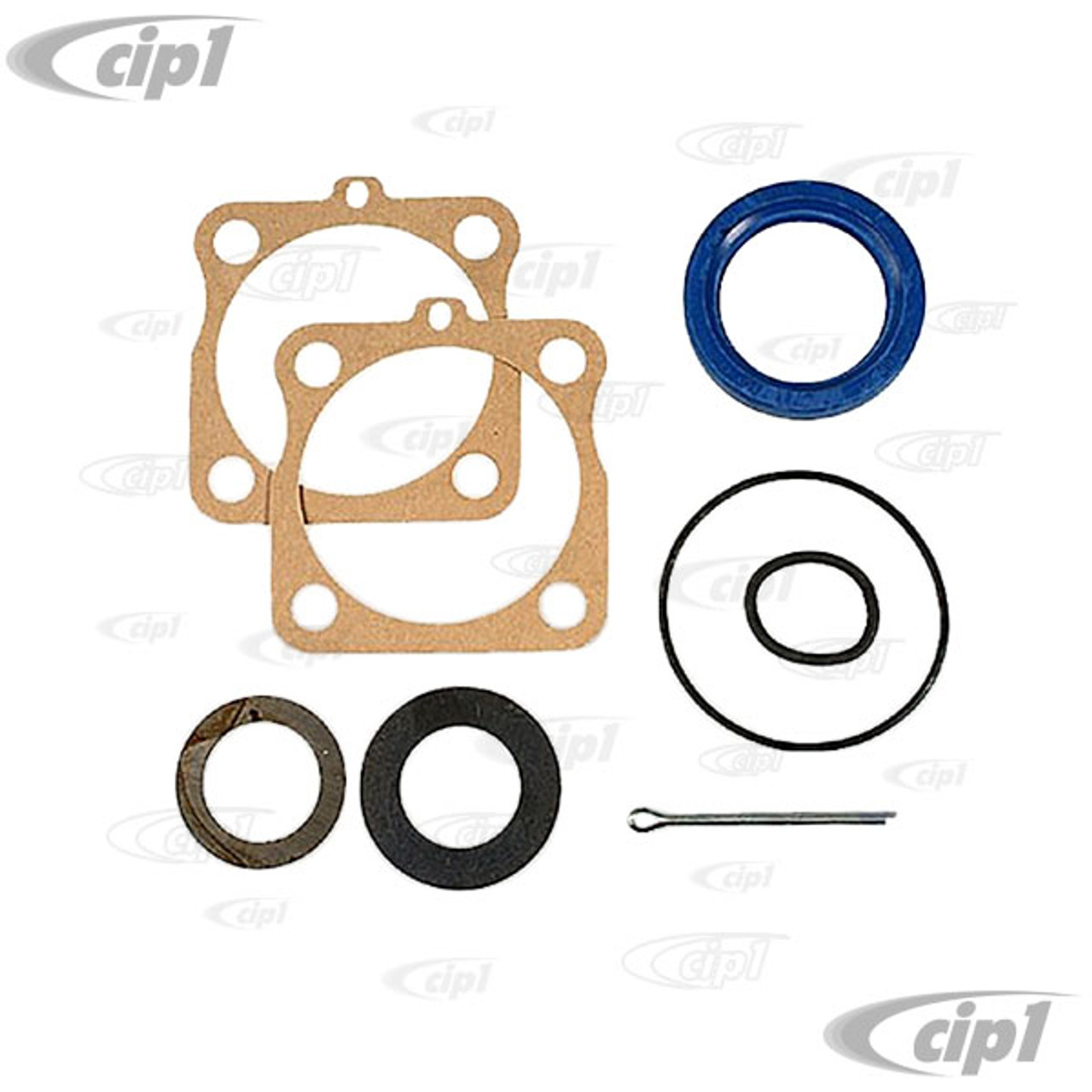 C24-111-598-051-AGR - GENUINE GERMAN - REAR AXLE SEAL KIT WITH GERMAN  HARDEN STEEL SHIMS - BEETLE 46-79 - GHIA 56-74 - BUS 50-67 - TYPE-3 62-73 -  