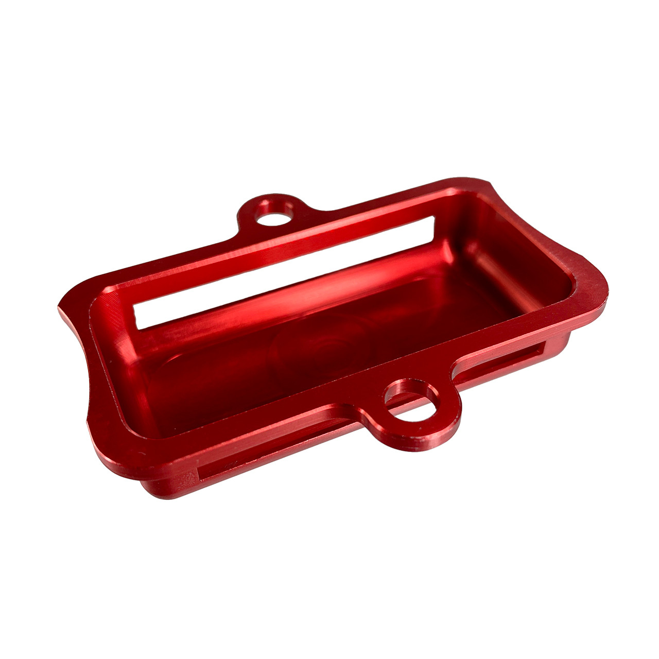 JC-4322-0 - 48 IDA STYLE CARBURETOR JET DEFLECTOR - RED ANODIZED