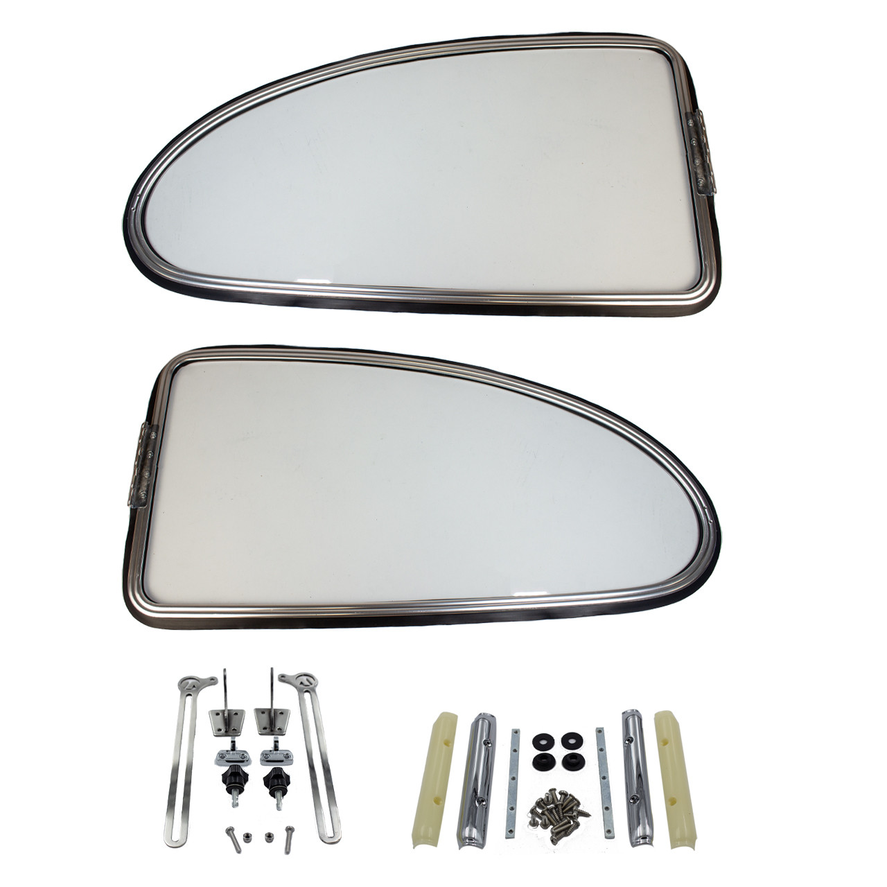 VWC-113-898-400-BXL - 113898400B - CIP1 EXCLUSIVE - EXTRA WIDE OPENING REAR  QUARTER POP-OUT WINDOW KIT - BEETLE 65-77 - BOTH SIDES (PINCH WELT NOT 