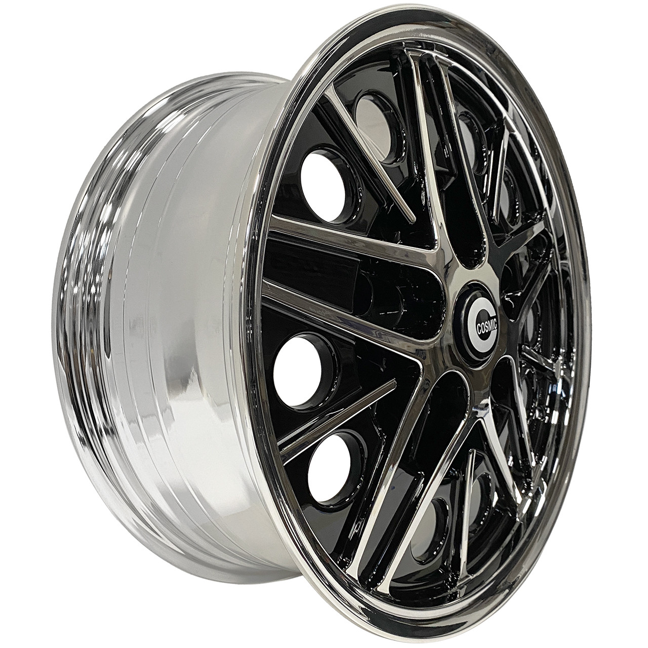 Cosmic Jewel Wheel 17x7 - Chrome Face & High Gloss Black - 5x205mm