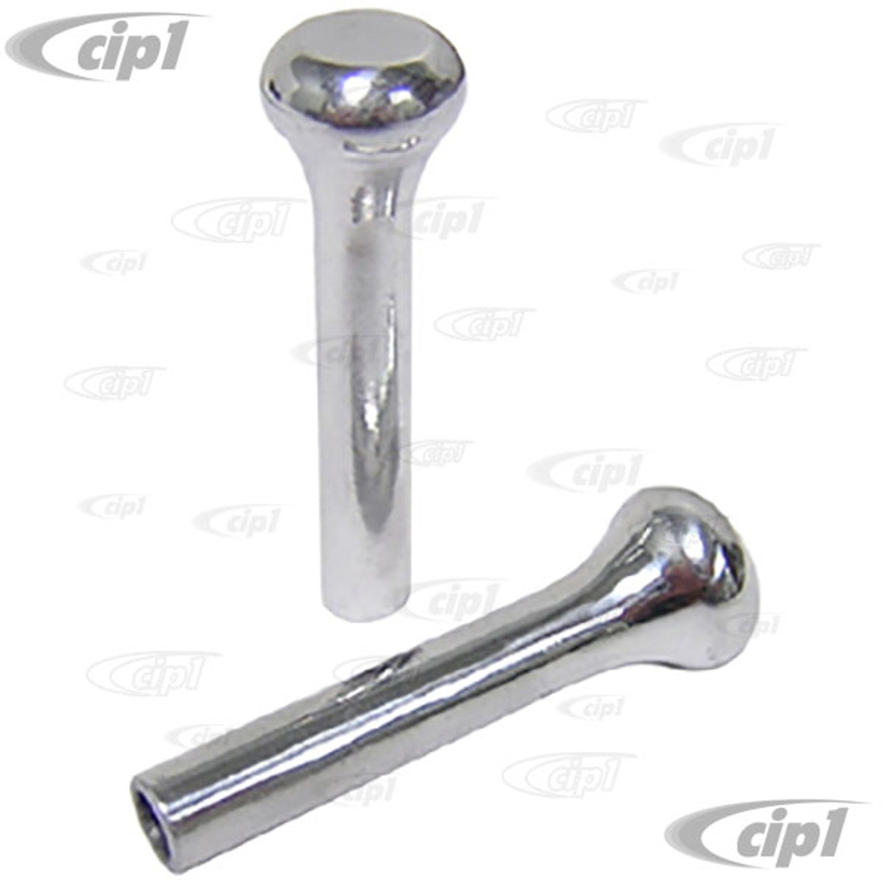 C13-11-4540 - BILLET ALUMINUM DOOR LOCK KNOBS (PULLS) - ALL YEARS BEETLE -  GHIA - BUS - TYPE-3 - SOLD PAIR