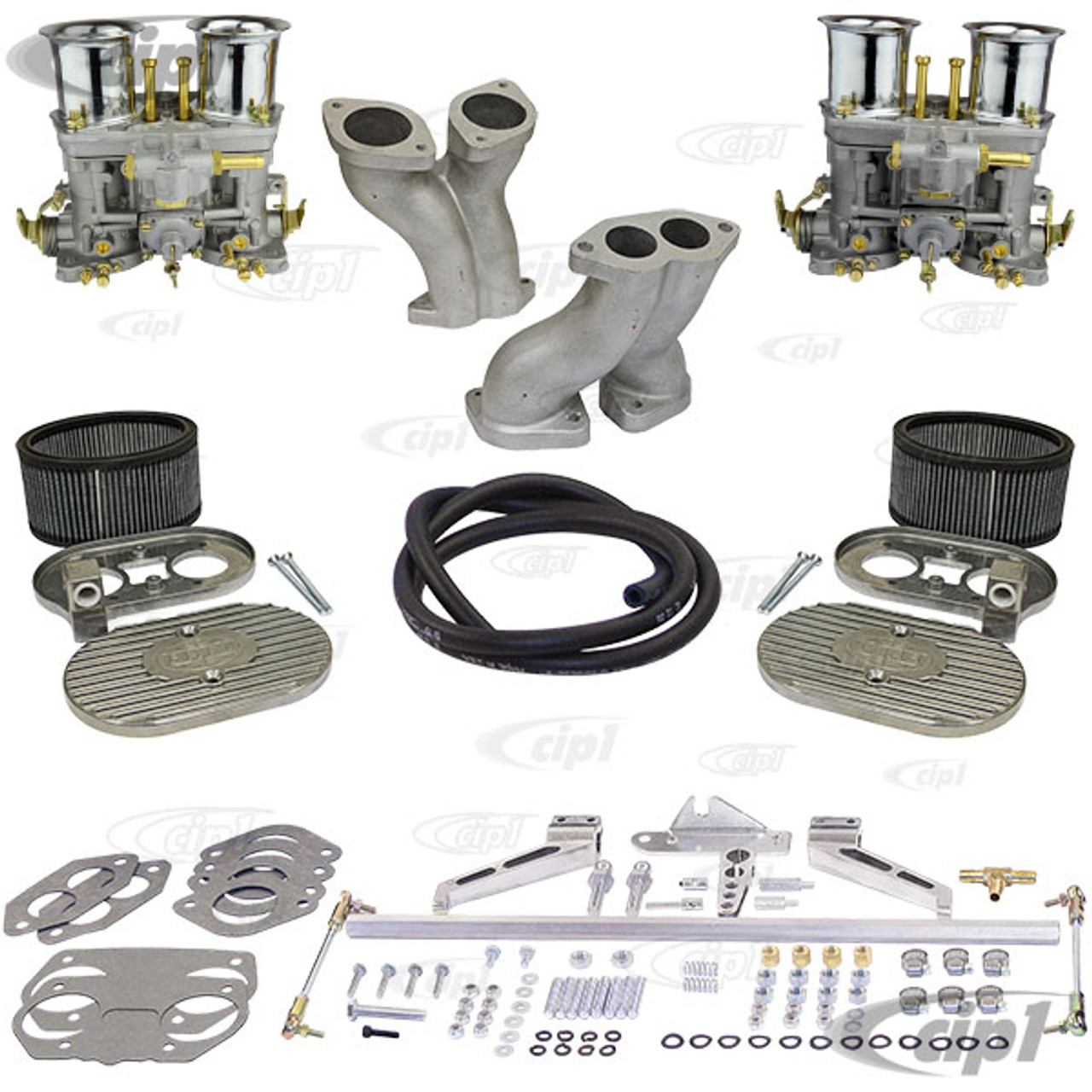 C13-47-7317-ULTRA - CIP1 EXCLUSIVE PREMIUM QUALITY - ULTRA DELUXE DUAL 40MM  OR 44MM IDF/HPMX STYLE CARBURETOR KIT - FITS BEETLE/GHIA/BUS - FITS BEST ...