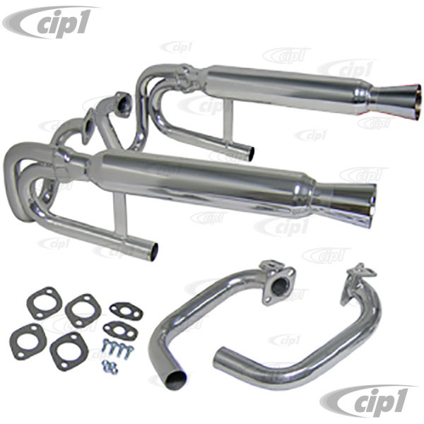 EMPI -BUGGY CERAMIC COATED DUAL EXHAUST 