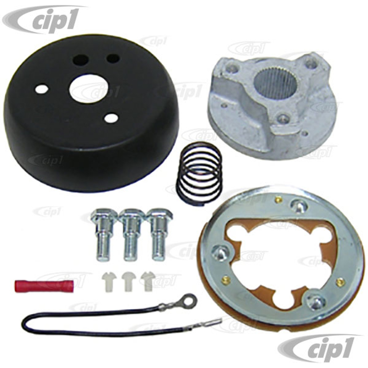 C13-79-4015 - GT STEERING WHEEL HUB ADAPTER - FIT THE STANDARD GRANT 3 BOLT  PATTERN - BEETLE 62-73 - GHIA 60-73 - TYPE-3 62-73 - SEE NOTES ABOUT WHICH 