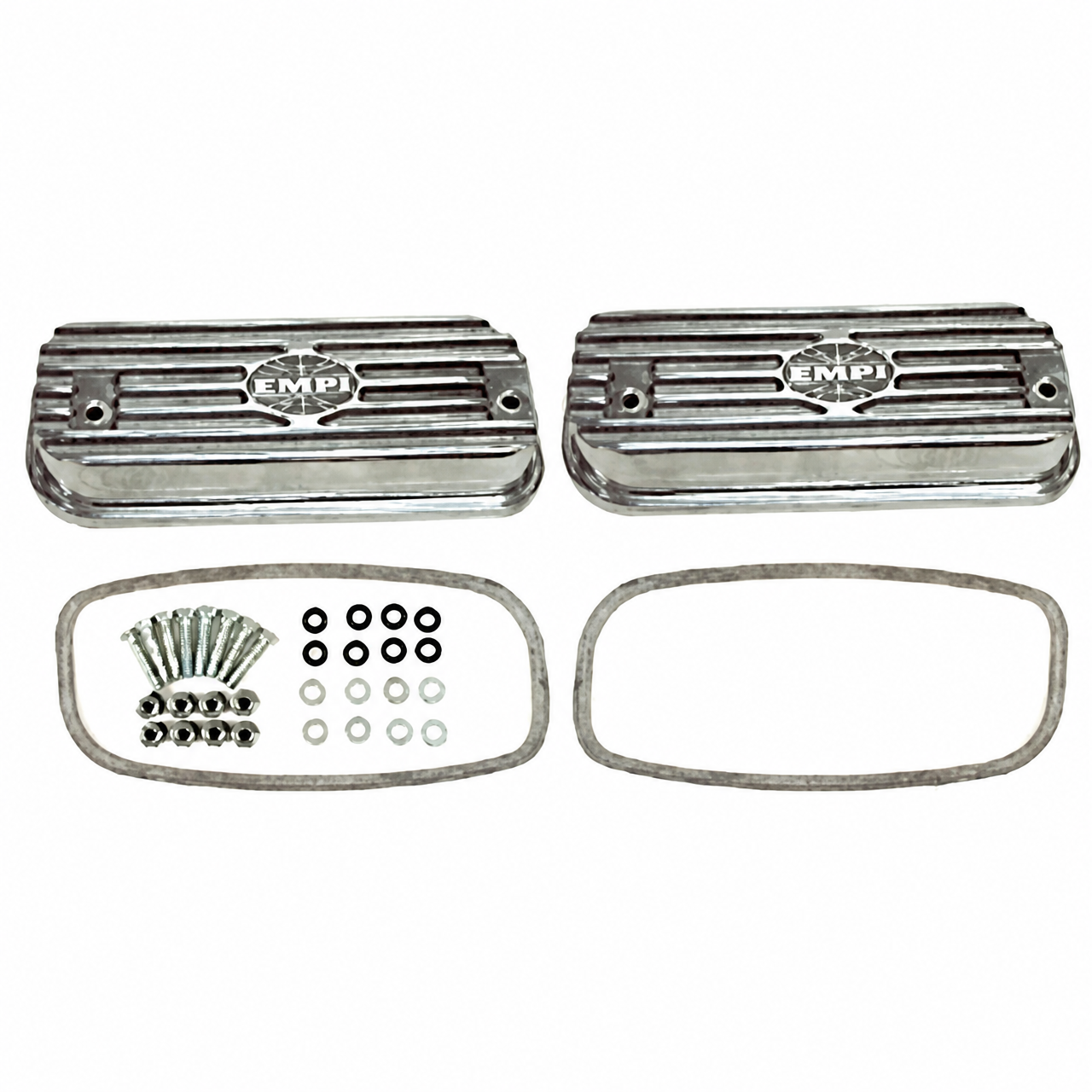 VW LUPOエンジンカバー カムカバー C13-8855 - ( AC101855 ) - EMPI ALUMINUM VALVE COVER SET ALL 17