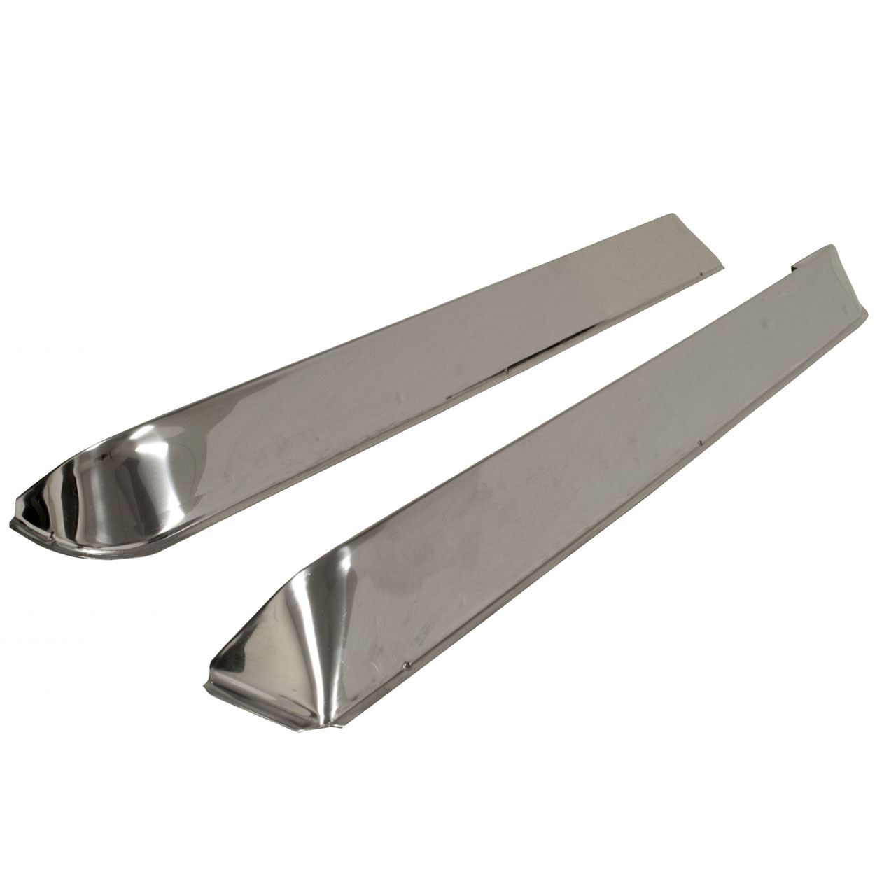 C13-9742 - DOOR WINDOW VENT SHADES - STAINLESS STEEL - BUS 68-79