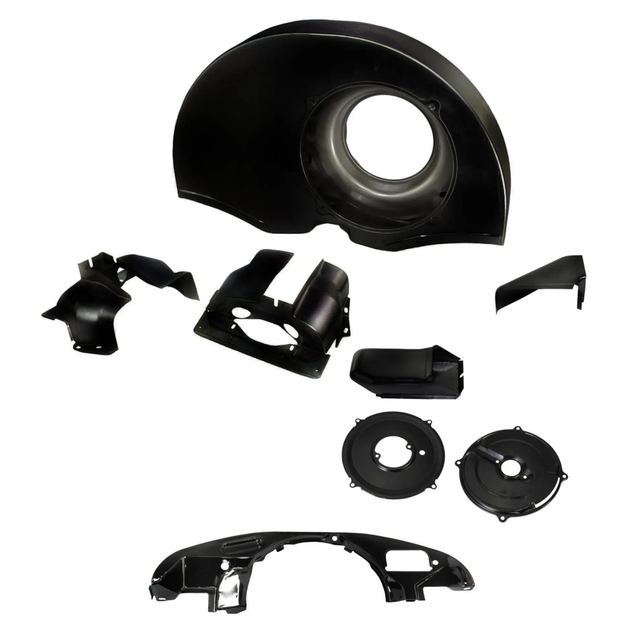 C15-25188BK - CIP1 PREMIUM - 8 PIECE DOGHOUSE FAN SHROUD KIT