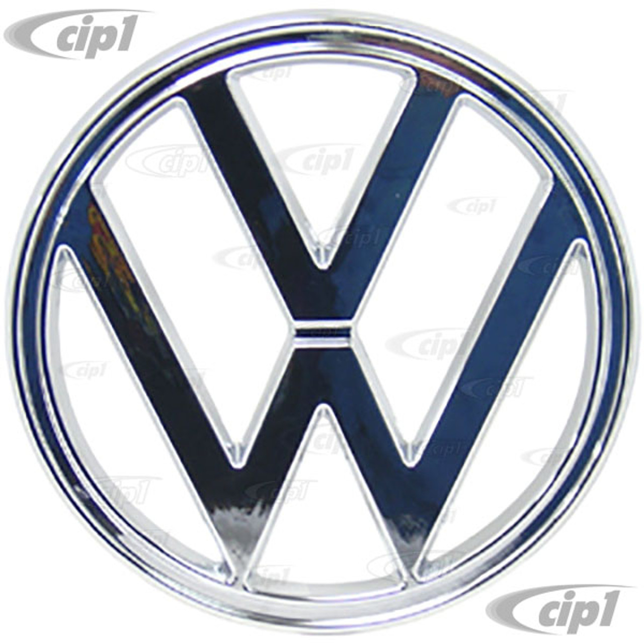 Audi Rings Front Grill Badge Emblem Chrome Nos - 893853605 :  Automotive