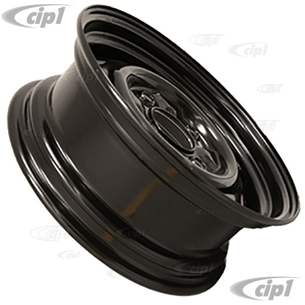 ACC-C10-6623-MB - STOCK 4X130MM 4 BOLT STEEL WHEEL - SEMI-GLOSS