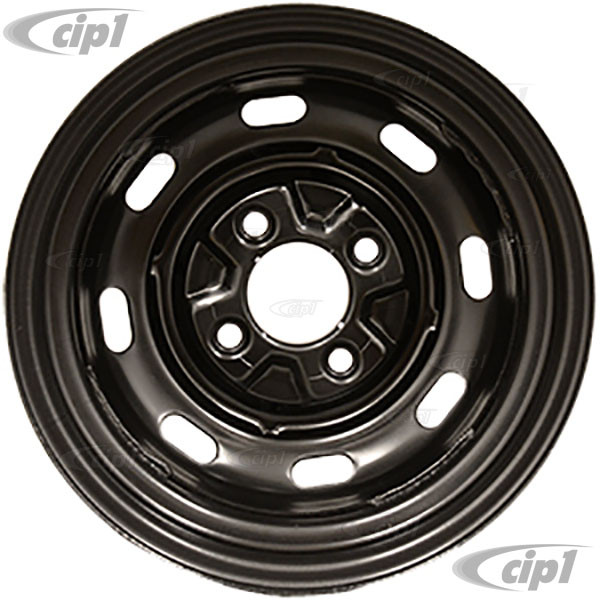 ACC-C10-6623-MB - STOCK 4X130MM 4 BOLT STEEL WHEEL - SEMI-GLOSS