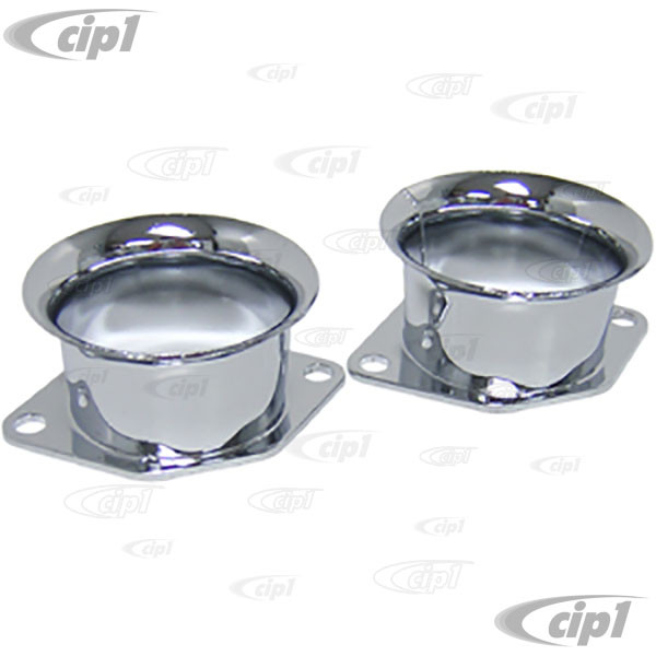 C26-129-199 - CHROME VELOCITY STACKS - 1-1/4 INCH TALL - FOR ALL