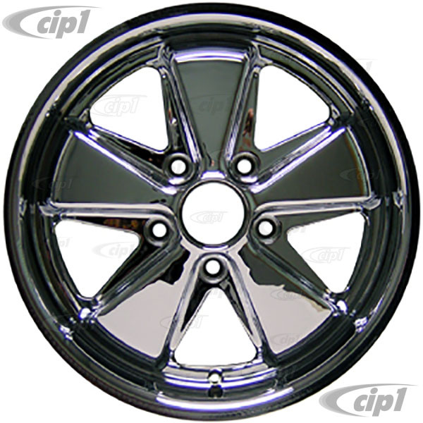 C32-FU172C - 911 STYLE 5 SPOKE ALUMINUM WHEEL - FULLY CHROMED - 7