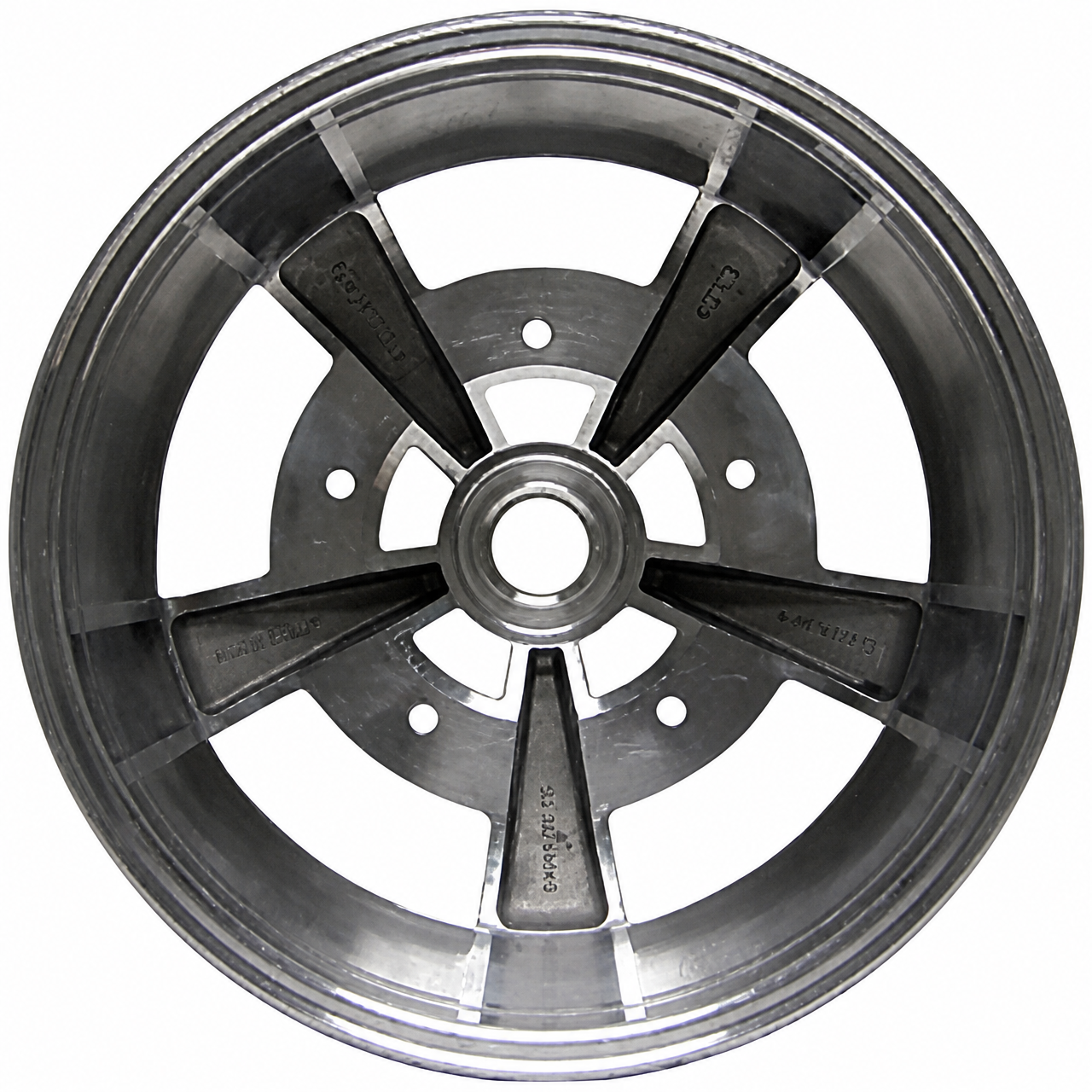 SCADIA スカディア 17インチ 7J +53 4H100 C32-RD52P-17 - POLISHED RADER STYLE WHEEL - 17 INCH X 7 INCH