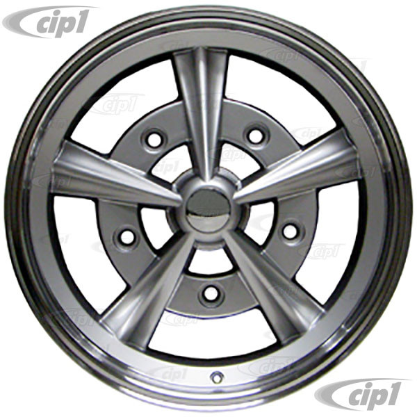 C32-RD52S-17 - SILVER RADER STYLE WHEEL - 17 INCH X 7 INCH - ET40