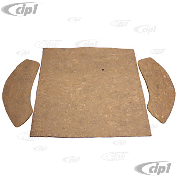 VWC113863891 3 PIECE REAR WELL CARPET PAD/SOUND DEADENING KIT