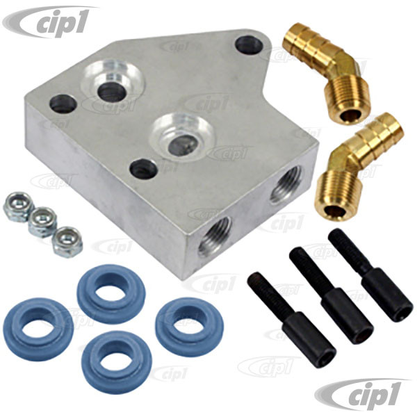 C13172873 EMPI DUAL OILCOOLER BYPASS ADAPTER KIT WORKS WITH