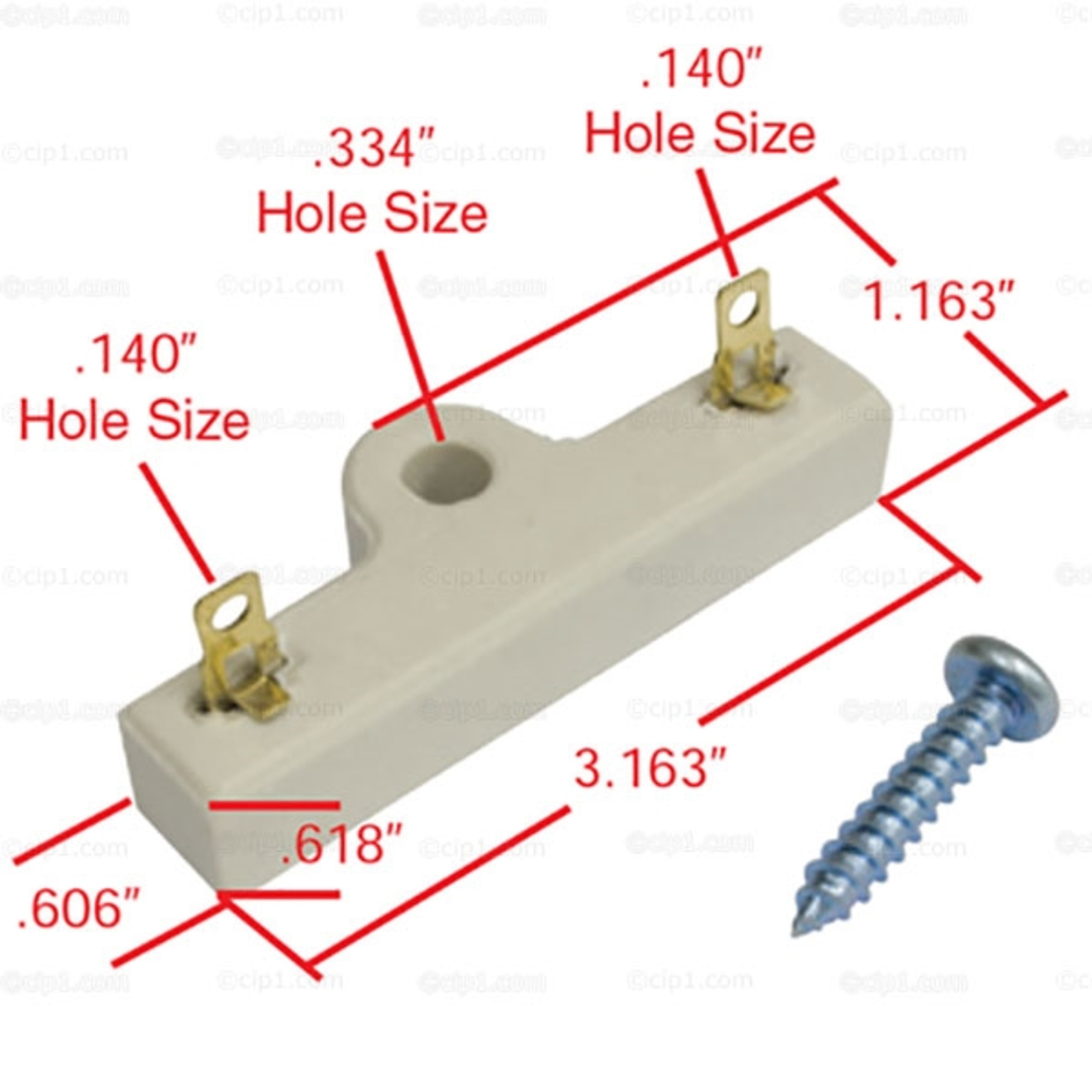 C139401 EMPI HEAVY DUTY CERAMIC EXTERNAL BALLAST RESISTOR 1.35
