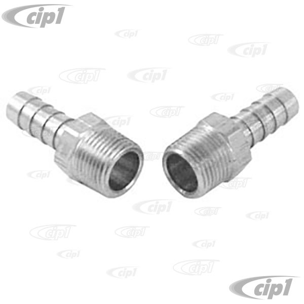 ACCC105333 BARBED OIL COOLER HOSE FITTING 1/2 INCH PIPE THREAD FOR 1/2 INCH HOSE SOLD PAIR