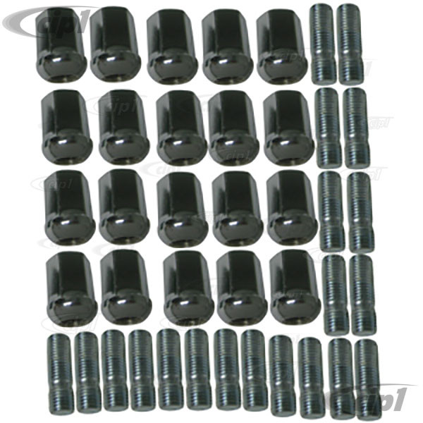 ACCC106670 40 PIECE 12MM WHEEL STUD AND NUT HARDWARE KIT 12MM
