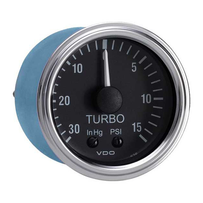 VDO-150-361 - 150361 - SERIES 1 TURBO GAUGE-MECHANICAL-30HG-15 PSI