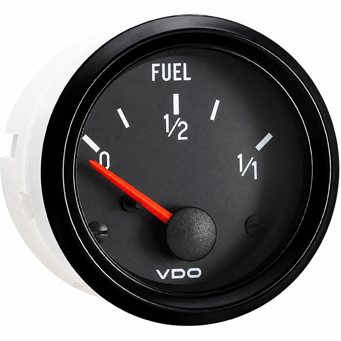 VDO-301-015 - 301015 - BLACK FACE COCKPIT FUEL LEVEL GAUGE-10-180