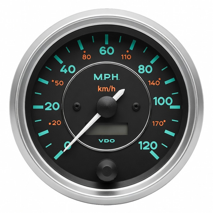 VDO-519-846 - A2C59519846 - GENUINE VDO - 356 SERIES 120 MPH ELECTRONIC SPEEDO - FOR ORIGINAL AND REPLICA PORSCHE 356 - SOLD EACH