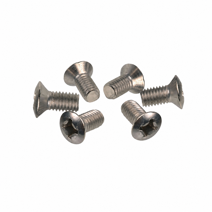 VHD-N14-2881-6 - SCREW FOR MOUNTING DOOR HINGE TO BODY SET OF 6 - BEETLE/GHIA 46-79 / BUS 52-79 - SOLD SET OF 6