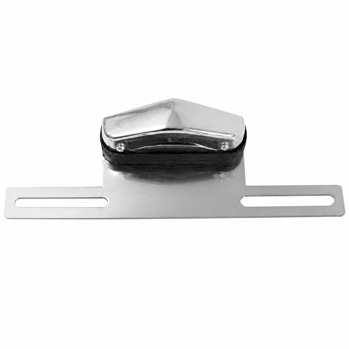 ACC-C10-3890 - UNIVERSAL LICENSE PLATE LIGHT W/ CHROME FINISH