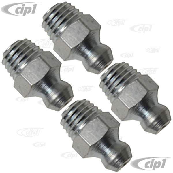 VHD-N18-5161-SET - SET OF 4 GREASE NIPPLES (ZIRK FITTING) - 8MM X