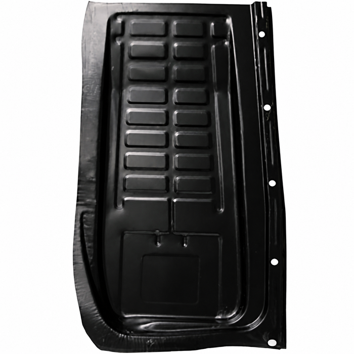 VNG-95-10-76-4 - (112-701-064-Q 112701064Q) - KLOKKERHOLM - RIGHT REAR - FLOOR PAN QUARTER SECTION WITH OUTER BOLTING RAIL - BEETLE 46-72 (SEAT RAIL NOT INC.) - BLACK OR GALVANIZED COATING MAY VARY - SOLD EACH