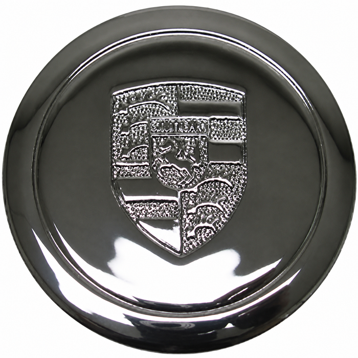 ACC-C10-6602-P - CHROMED PLASTIC CENTER CAP FOR 911 STYLE AND GAS-BURNER WHEEL - FIT 70MM DIA. HOLE - SOLD EACH