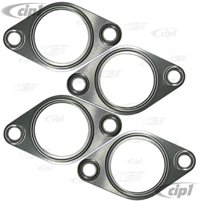 VWC-021-129-707-D4 - SET OF 4 GASKETS - INTAKE MANIFOLD TO HEAD - 17-1800CC - BUS 72-75 - SOLD SET OF 4