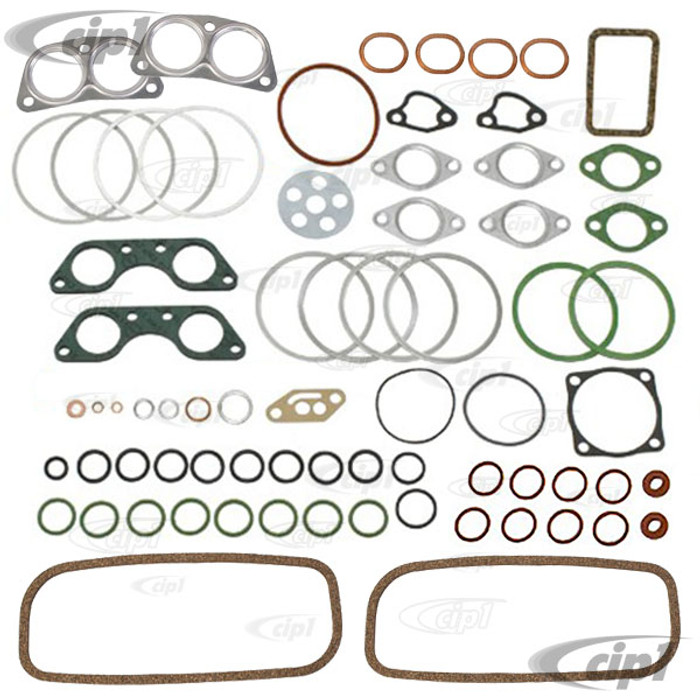 VWC-021-198-009-BGR - (021198009B) MADE IN GERMANY - ENGINE GASKET SET - 1700CC (CASE BOLT VIBRATION DAMPERS/PULLEY SEAL/FLYWHEEL SEAL ARE NOT INCLUDED) BUS 72-73 - SOLD KIT